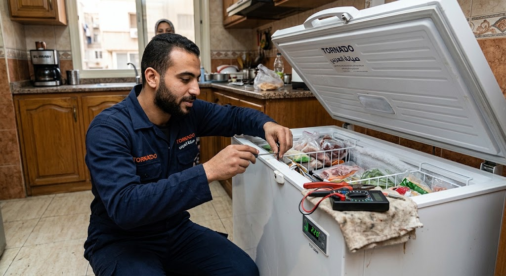 يعمل لا تورنیدو فريزر ديب